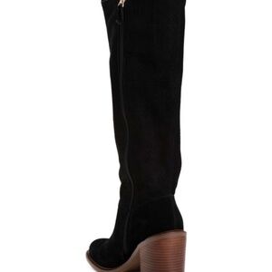 KELSI DAGGER Suede Fletcher Wide Calf High Shaft Boots